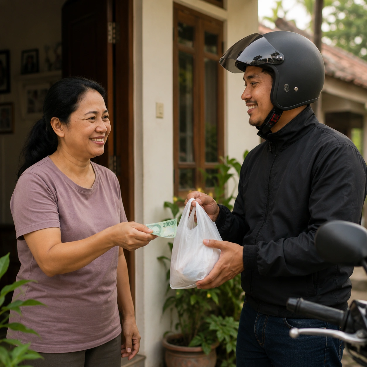 Selesai dengan senyum